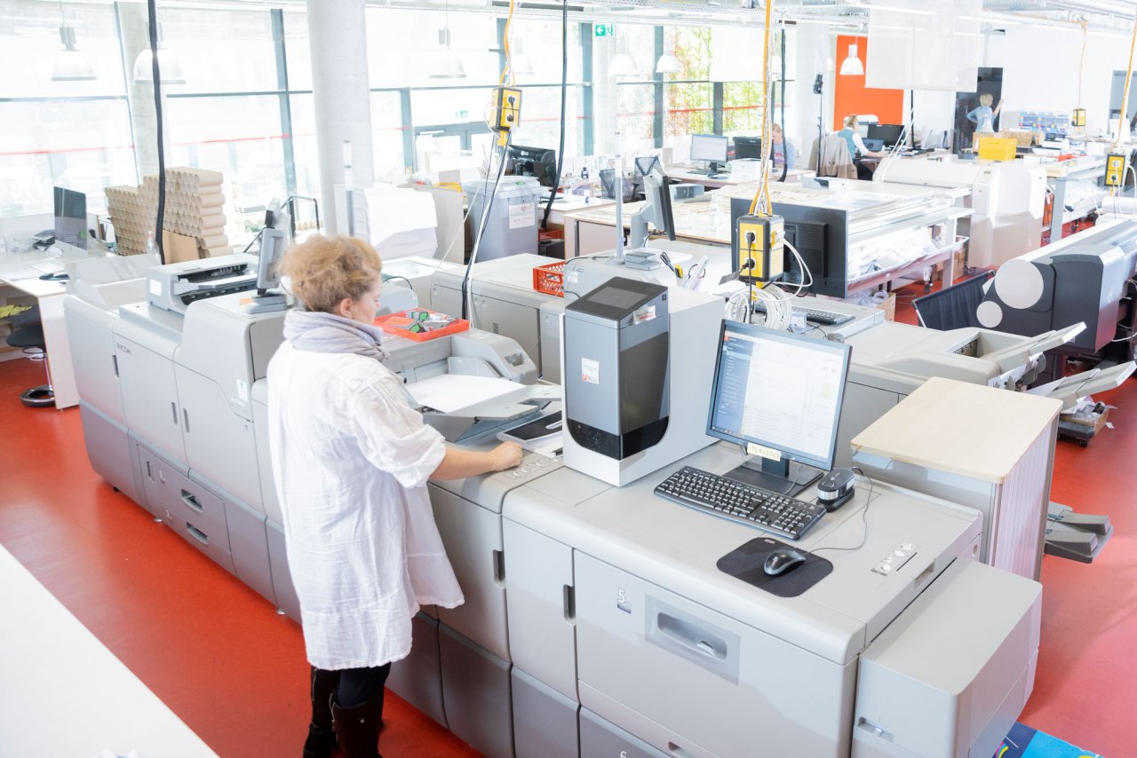 Outsourcing-Partner Hausdruckerei.